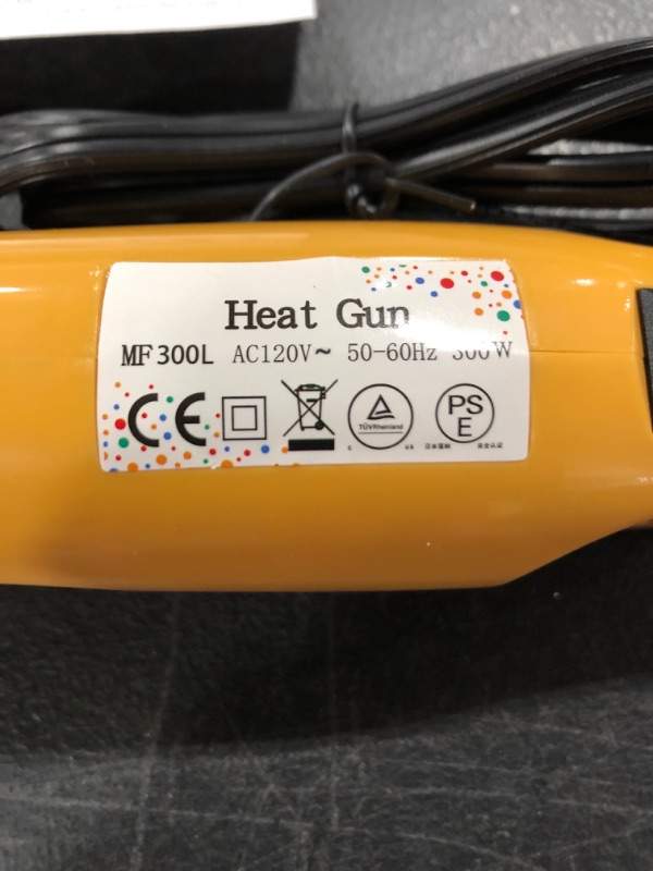 Photo 2 of HANDHELD HEAT GUN MODEL: MF300L