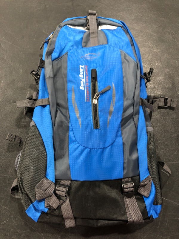 Photo 1 of  40L WATERPROOF HIKING BACKPACK SHOULDER BAG FOR OUTDOOR SPORTS CAMPING CLIMBING HIKING. BLUE.