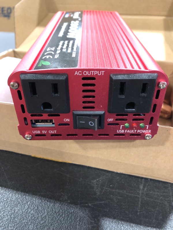 Photo 1 of 2000W SOLAR POWER INVERTER, F-2000A USB.