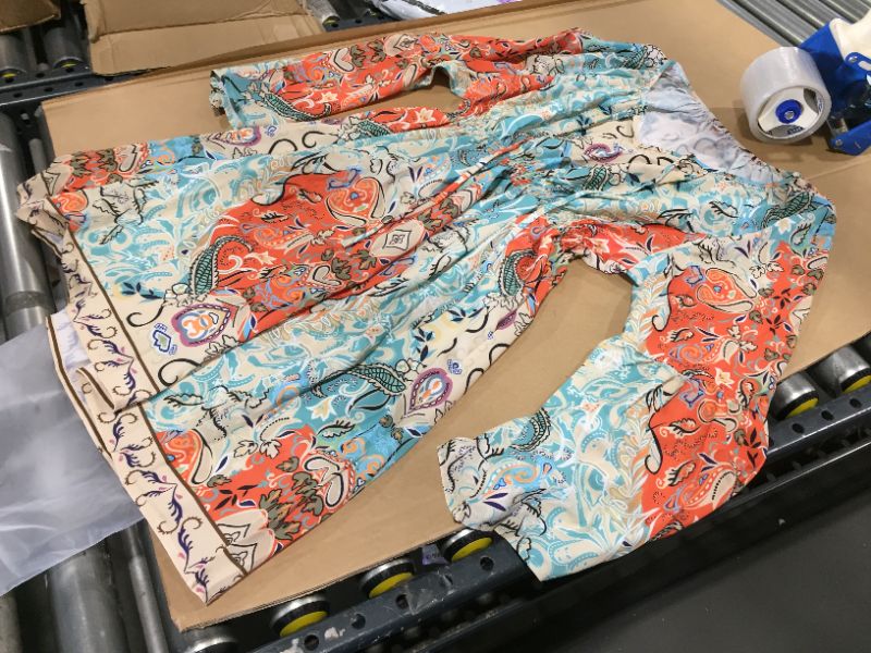 Photo 1 of SIZE XL WOMENS LONG SLEEVE PATTERNED DRESS