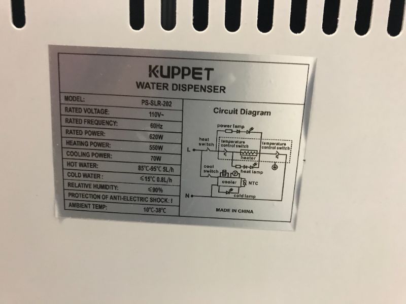 Photo 4 of Kuppet Water Dispenser PS-SLR-202