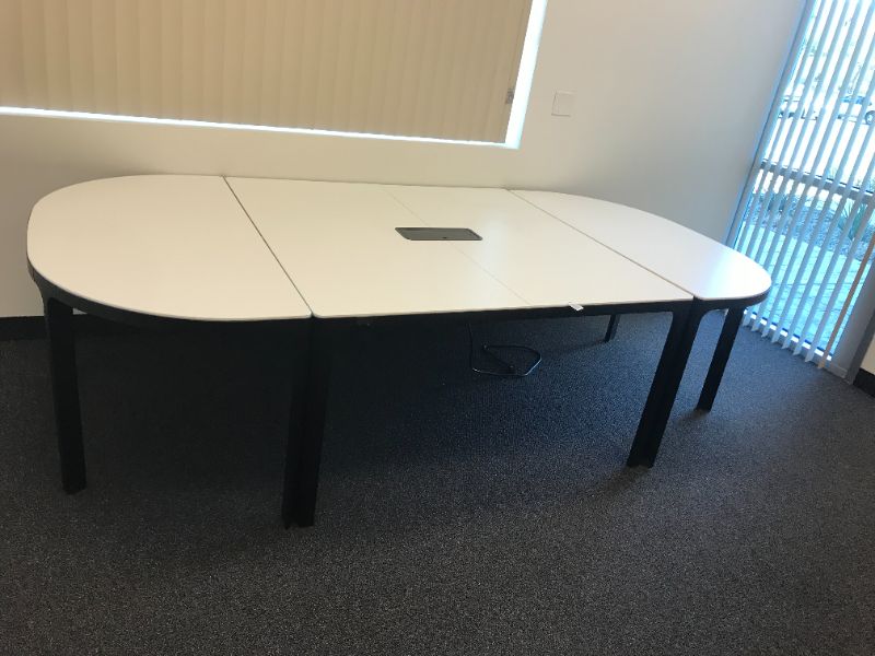 Photo 1 of 3 Piece Conference Room Table Set with Outlet