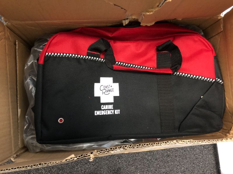 Photo 1 of case of 15 duffle bags for canine emergency kits