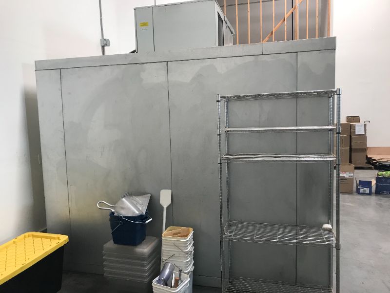 Photo 2 of KOLPAK Industrial Freezer 9ft 8in by 9ft 8in by 7ft 6in & Yellow Safety Rail
