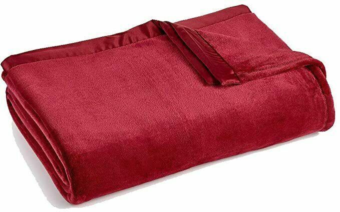 Photo 2 of Classic Velvety Plush Faux Fleece Blanket Full/Queen Garnet
90in x 90in
100% Polyester