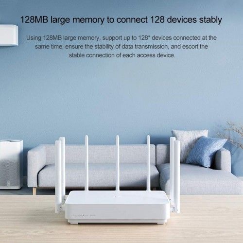 Photo 2 of ORIGINAL XIAOMI MI AIOT AC2350 GIGABIT ROUTER 2183MBPS 128MB DUAL-BAND WIFI WIRELESS ROUTER WITH 7 HIGH GAIN ANTENNAS WIDER