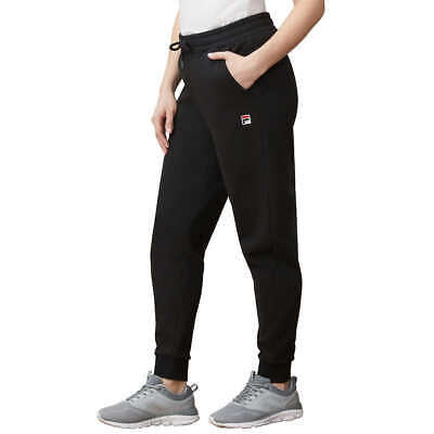 Photo 2 of Fila Ladies' Heritage Jogger Pants Black XL