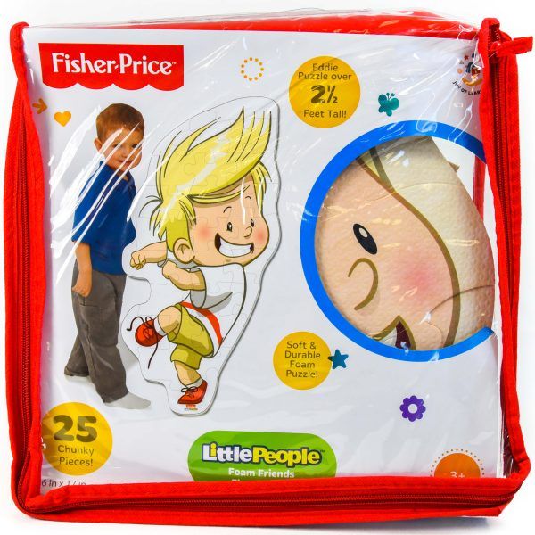 Photo 1 of Fisher-price Foam Friends Floor Puzzle - 25 Piece - Boy
Featuring large, soft, easy to grip foam pieces, the puzzle transform into a 2 1/2? Tall Eddie! Includes zippered bag for easy storage.