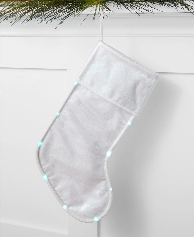 Photo 1 of Holiday Lane Light Up Christmas Stocking 17.5"in
Requires 3AA batteries not included