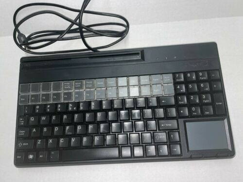 Photo 1 of Cherry SPOS G86-62411EUAGSa-/00 Multifunctional 123-Key USB Keyboard w/ Touchpad and credit card terminal USB