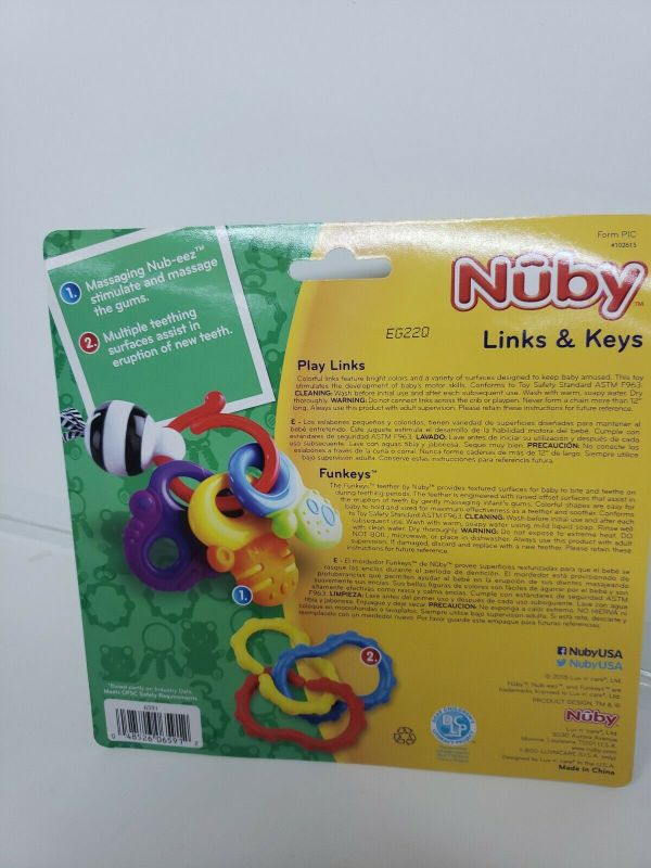 Photo 2 of Nuby Links _ Keys Teether