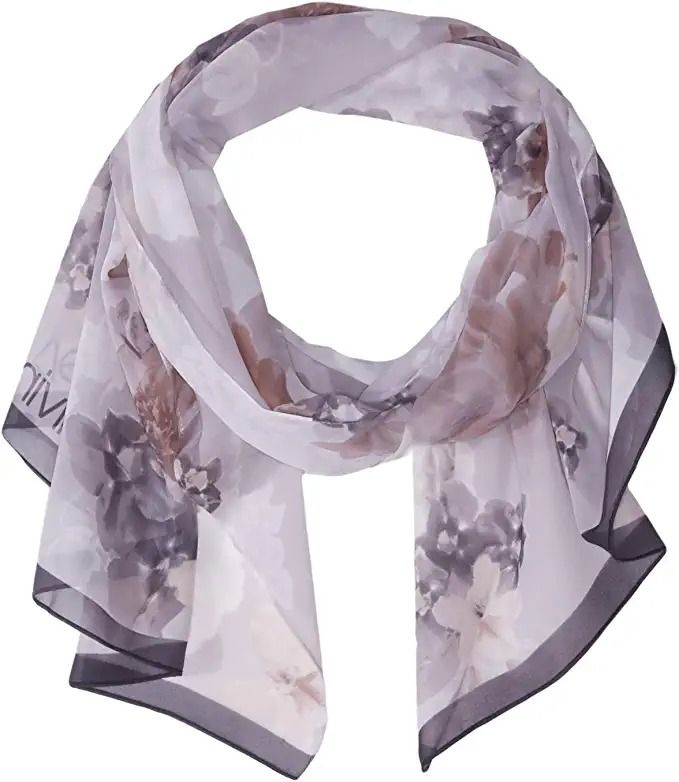 Photo 1 of Calvin Klein women's Botanical Floral Scarf
Light weight