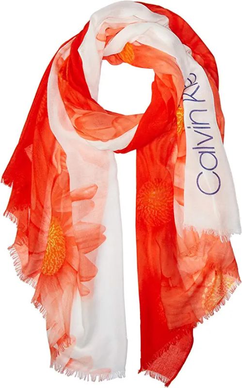 Photo 1 of Calvin Klein women's Ombre Daisy Scarf