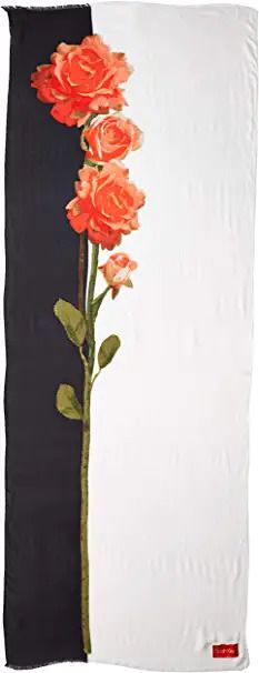 Photo 2 of Calvin Klein women's Orange Rose Colorblock Scarf