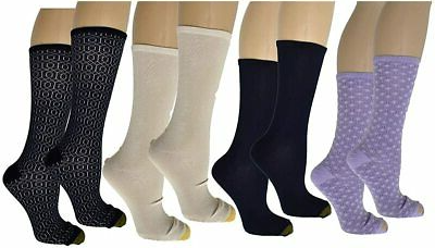 Photo 1 of Gold Toe Women’s 4-Pk. Geo Repeat Crew Socks 