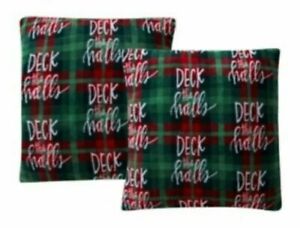 Photo 1 of  2 Pack Christmas Pillows "Deck the Halls"