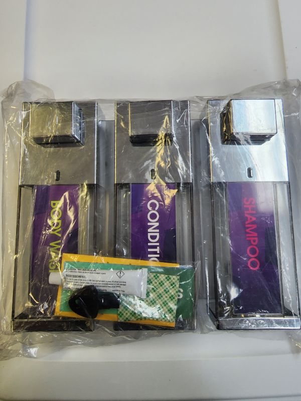 Photo 1 of 3 Shower Liquid Dispenser Shampoo Body Wash Conditioner