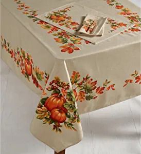 Photo 1 of Bardwil Linens Harvest 60" x 102" Tablecloth