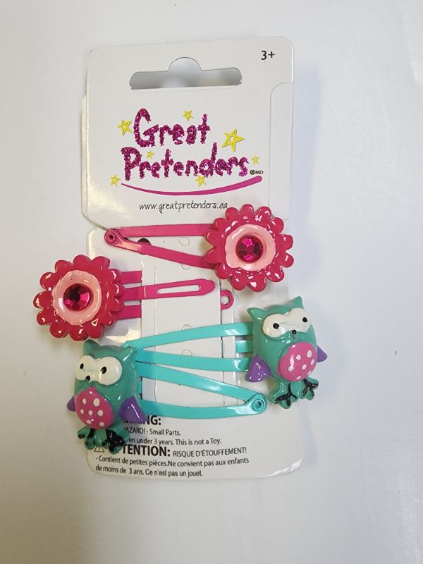 Photo 1 of GREAT PRETENDERS GIRLS 4 PIECES HAIR CLIPS