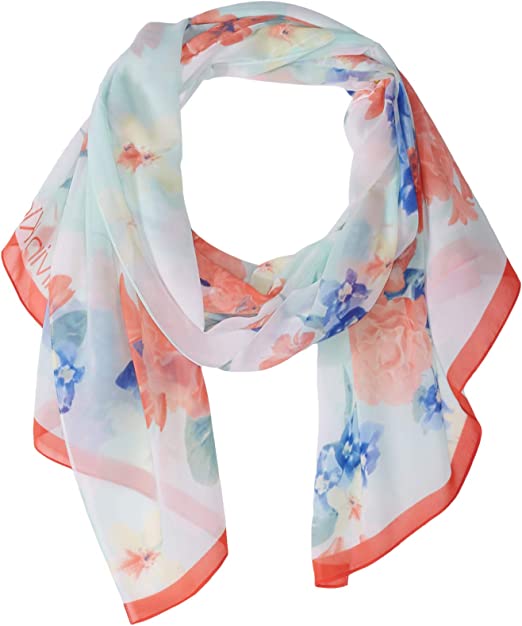 Photo 1 of Calvin Klein women's Botanical Floral Scarf