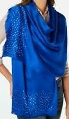 Photo 1 of INC International Concepts Women's Mixed Metallic Super-Soft Wrap