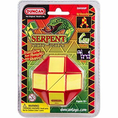 Photo 1 of Duncan Toy Serpent Snake Puzzle, Twistable Puzzle Toy, Red/Yellow