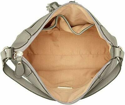 Photo 2 of Giani Bernini Women's Pebble Grey Leather Medium Hobo/Shoulder Bag with Tassels