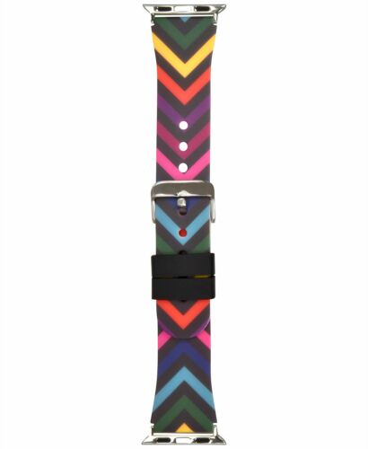 Photo 1 of INC International Concepts Womens Rainbow Chevron Faux Leather Interchangeable Strap for Smartphone Apple Watch
Compatible with 42mm Apple classic watch series1, 2 and 3. STRAP ONLY NO WATCH