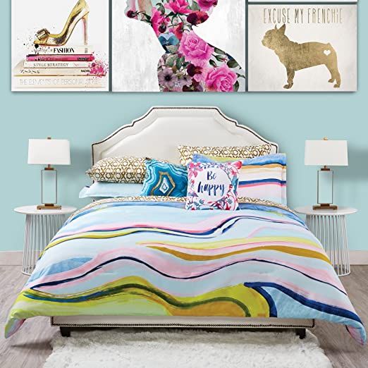 Photo 1 of Twin X-Large The Oliver Gal Artist Co.Duvet Mini Set, , Marble Flow
duvet + sham