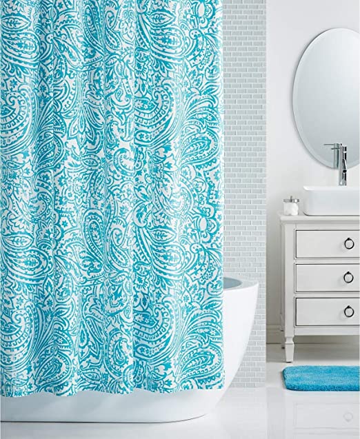 Photo 1 of Shower Curtain Charter Club Paisley Print 72" x 72"  Azure Blue