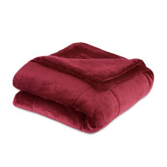 Photo 3 of Vellux Luxury Full/Queen Plush Blanket. The Vellux® PlushLux blanket is a cozy addition to your bedroom. The easy care fabric provides extra warmth for the colder months. Created with a lofty polyester fill, it boasts a velour-like feel against the skin, 