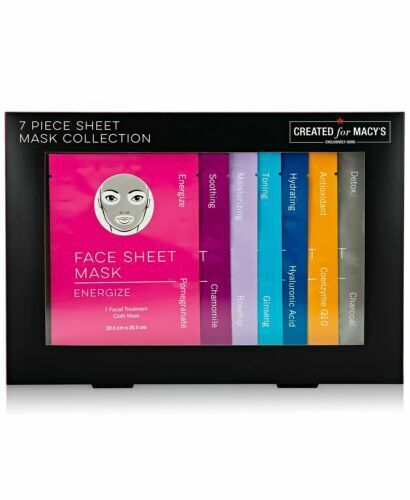 Photo 1 of 7 Sheet Mask SET INCLUDES: Energize Face Mask - Soothing Face Mask - Moisturizing Face Mask - Toning Face Mask - Hydrating Face Mask Antioxidant Face Mask - Detox Face Mask 