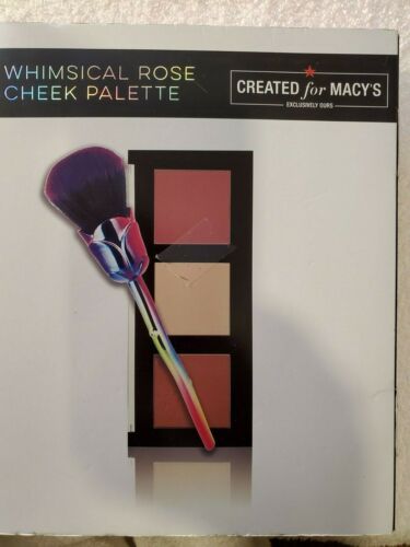 Photo 2 of Macy's Whimsical Rose 4 Pc Cheek Palette Set Blush Highlighter Bronzer Brush New