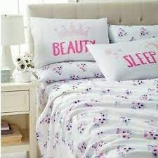 Photo 1 of Twin 4 pcs Set Sanders Expressions 4-Pc Wrinkle-Free Beauty Sleep Floral Sheet Set TWIN -