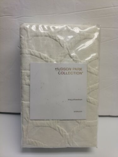 Photo 2 of King HUDSON PARK Collection king pillow sham WHITE 1 Piece