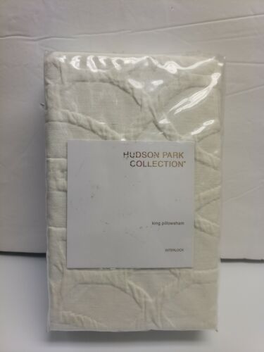Photo 1 of 1 Hudson Park Collection Standard Size Pillowsham Interlock. 100% Cotton 20 x 28