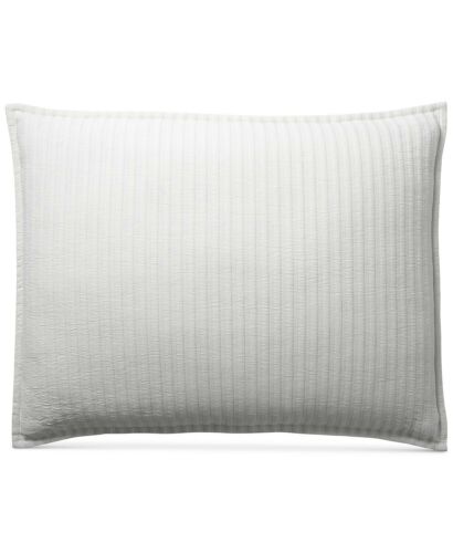 Photo 1 of Lucky Brand Ribbed Matelasse King Pillow Sham White