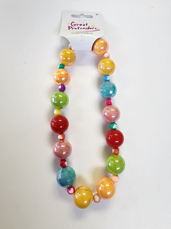 Photo 1 of Great Pretenders Color Beaded Necklace. Fun and colorful necklace that is sure to catch attention.