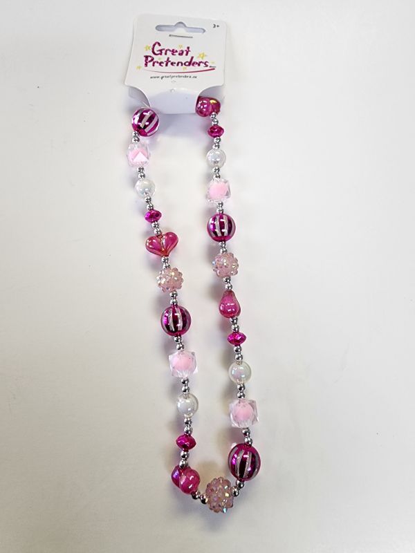 Photo 1 of Great Pretenders Heart  necklace. Fun and colorful necklace that is sure to catch attention.