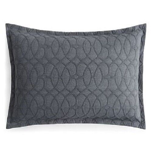 Photo 1 of Hudson Park Interlock Standard PillowSham  100% cotton Fits Pillow 20 x 28