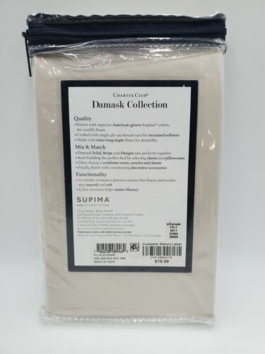 Photo 3 of 1 Euro Charter Club Damask Collection, 100% Supima Cotton 550 Thread Count Created for Macy's Fits Pillow Euro 26 x 26