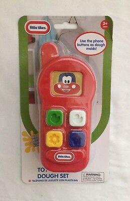 Photo 1 of Little Tikes Phone Dough Set w/ 6 Dough Bags, 4 Molds 1 Dough Knife Toy