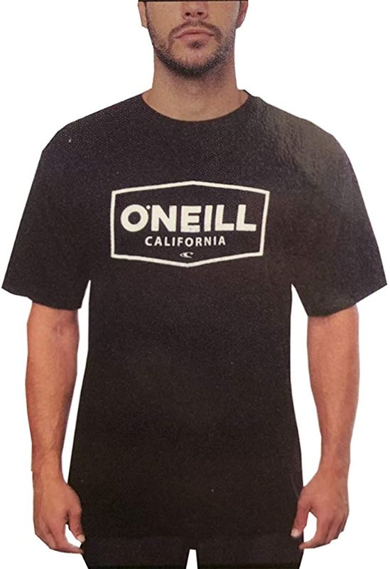 Photo 1 of O'NEILL Men's Standard Fit Logo Short Sleeve T-Shirt (Black, XL)