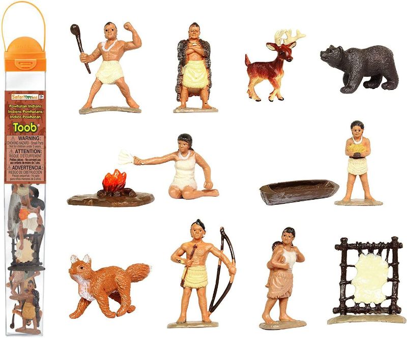 Photo 2 of TOOB Powhatan Indians12 Piece Painted Miniatures Figures Set