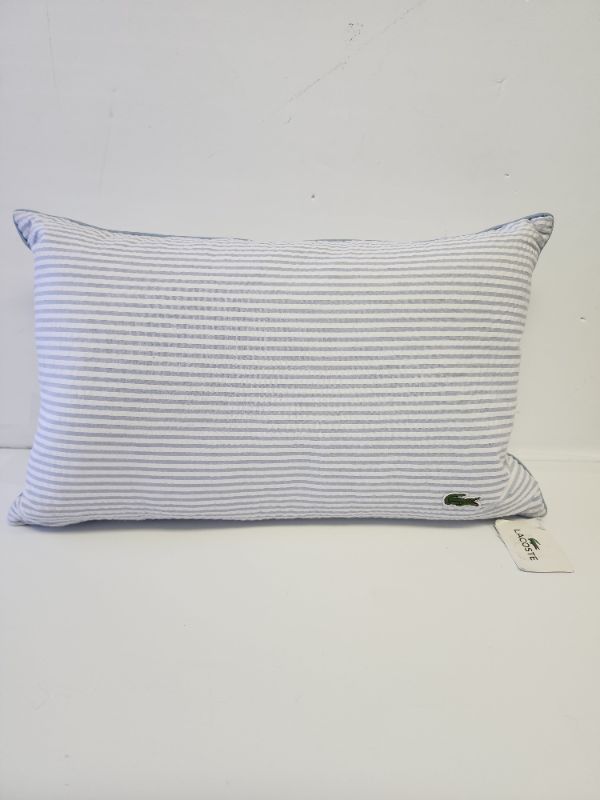 Photo 1 of LACOSTE DECORATIVE PILLOW / DUCK FEATHERS INSERT 17 X 11