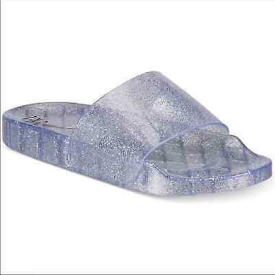 Photo 1 of INC NEW Glitter Jelly Pool Slides Sparkly Large 9/10 flip flops