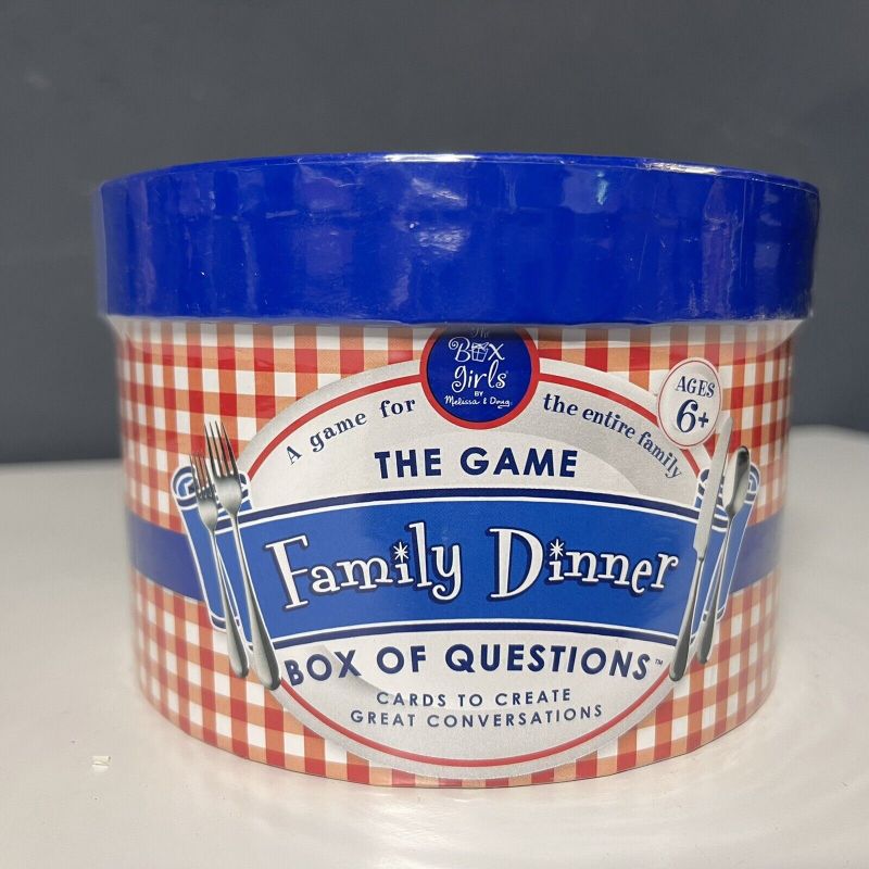 Photo 1 of The Game Family Dinner Box of Questions - The Box Girls By Melissa And Doug 82 questions