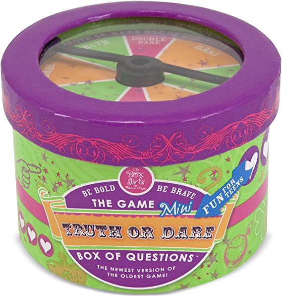 Photo 1 of . Melissa & Doug Truth or Dare Box of Questions Game (Mini) - 42 Conversation Starters on Cards
