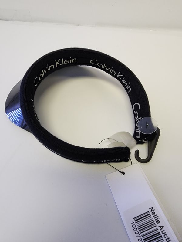 Photo 2 of Calvin Klein Plastic Brim Visor In Black
