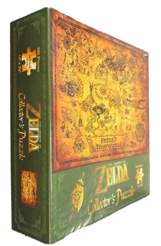 Photo 2 of Legend of Zelda Collectors Edition Puzzle Hyrule Map 550 Pc 18 x 24 New in Box